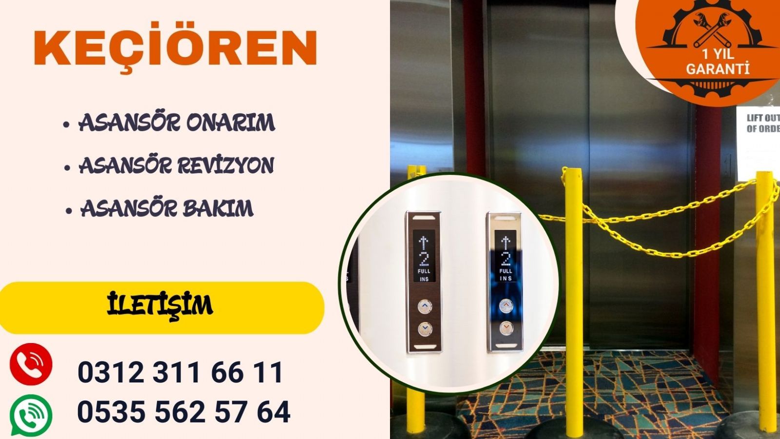 Keçiören Asansör Firmaları
